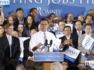 Mitt Romney appears with Virginia Gov. Bob McDonnell (left) on Wednesday. Romney failed to convince Washington Post journalists they were wrong to link him to the outsourcing of U.S. jobs while he led Bain Capital. Mitt Romney appears with Virginia Gov. Bob McDonnell (left) on Wednesday. Romney failed to convince Washington Post journalists they were wrong to link him to the outsourcing of U.S. jobs while he led Bain Capital.