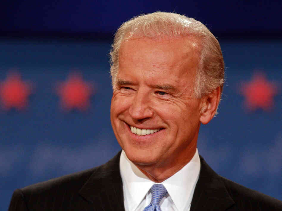 Then-Sen. Joe Biden took part in an October 2008 vice presidential debate in St. Louis. Then-Sen. Joe Biden took part in an October 2008 vice presidential debate in St. Louis.