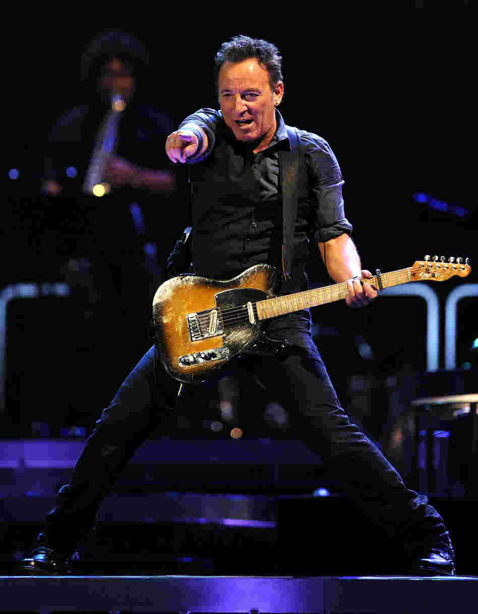 Bruce Springsteen and The E Street Band perform, on May 13, 2012 in Sevilla, Spain.