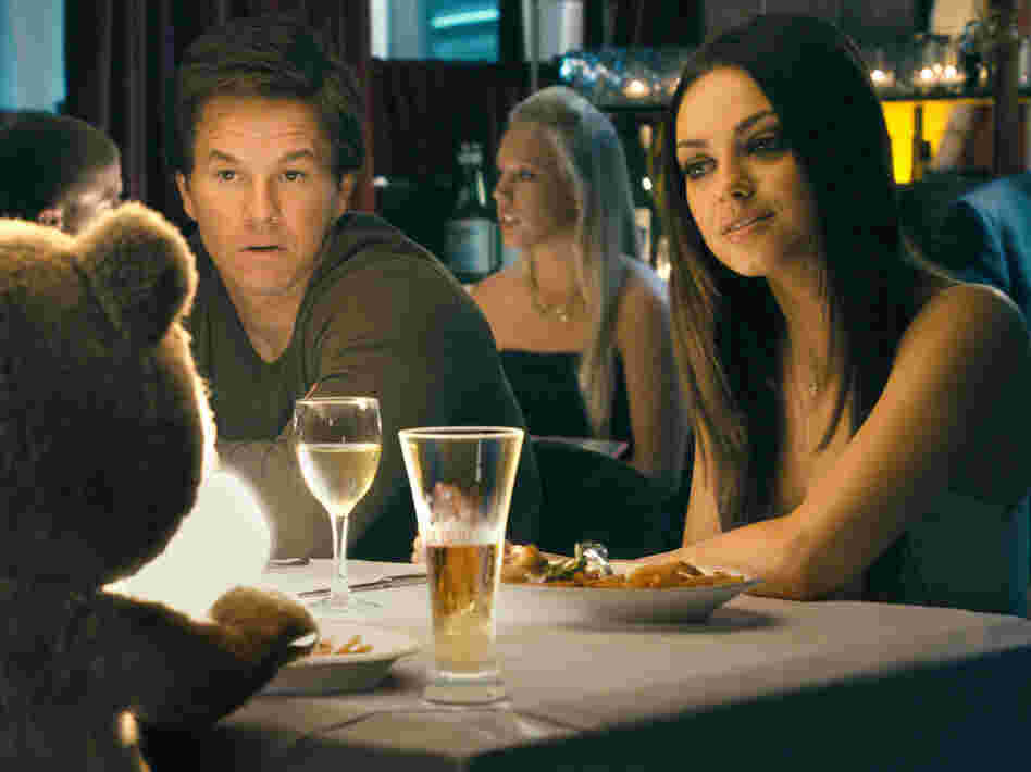 When Johnny's girlfriend, Lori (Mila Kunis), tires of Ted's constant presence around the house, Ted gets a job — which is when the comedy catches fire.