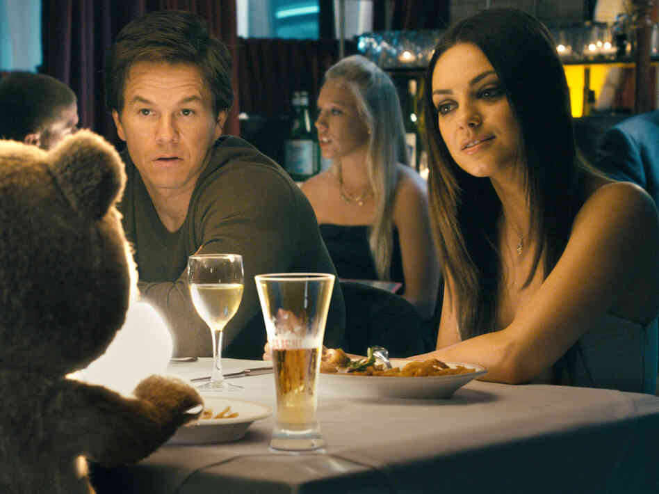 When Johnny's girlfriend, Lori (Mila Kunis), tires of Ted's constant presence around the house, Ted gets a job — which is when the comedy catches fire.