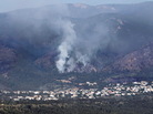 Smoke was rising earlier today from the Waldo Canyon wildfire that's threatening Colorado Springs, Colo. Smoke was rising earlier today from the Waldo Canyon wildfire that's threatening Colorado Springs, Colo.