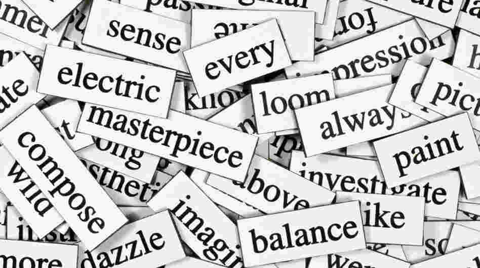A jumble of words.