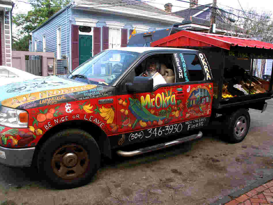 After Hurricane Katrina, local produce vendor Mr. Okra became the only source of fresh produce in New Orleans' Bywater neighborhood. Residents have posted calls for a local grocery story on Neighborland.