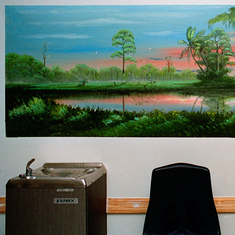 A prison mural by Al Black