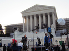 The scene outside the U.S. Supreme Court this morning: lights, camera and soon action. The scene outside the U.S. Supreme Court this morning: lights, camera and soon action.