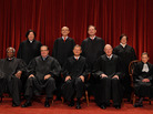 The U.S. Supreme Court justices — (first row, from left) Clarence Thomas, Antonin Scalia, Chief Justice John Roberts, Anthony Kennedy, Ruth Bader Ginsburg, (back row) Sonia Sotomayor, Stephen Breyer, Samuel Alito and Elena Kagan — pose at the Supreme Court in 2010. The U.S. Supreme Court justices — (first row, from left) Clarence Thomas, Antonin Scalia, Chief Justice John Roberts, Anthony Kennedy, Ruth Bader Ginsburg, (back row) Sonia Sotomayor, Stephen Breyer, Samuel Alito and Elena Kagan — pose at the Supreme Court in 2010.