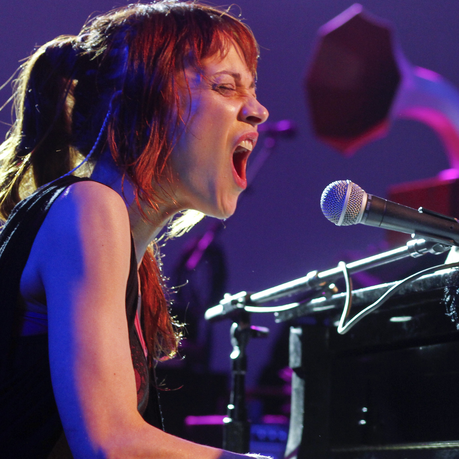 Fiona Apple performs at the NPR showcase during the SXSW Music Festival in Austin, Texas on March 14.