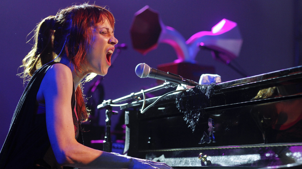 Fiona Apple performs at the NPR showcase during the SXSW Music Festival in Austin, Texas on March 14.
