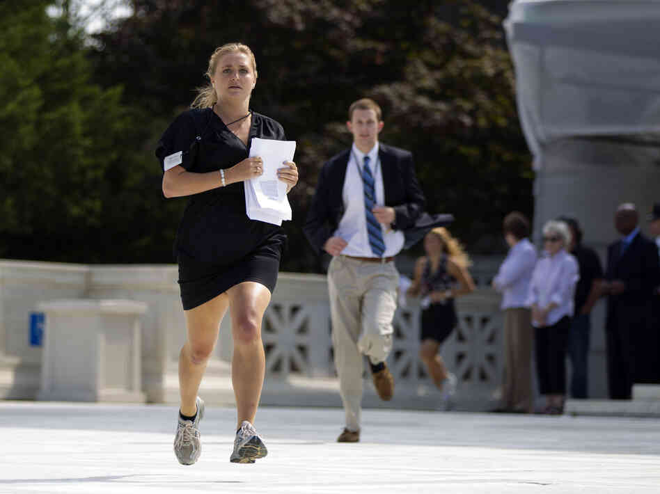 She's got the decision in hand.