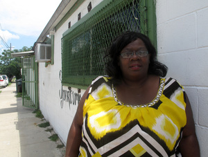 Theresa Elloie is fighting to keep open her Sportsman's Corner bar, where two murders were recently committed outside. Her father opened the bar in the 1960s. Theresa Elloie is fighting to keep open her Sportsman's Corner bar, where two murders were recently committed outside. Her father opened the bar in the 1960s.