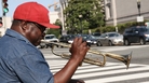 Trumpeter John Thornton plays at the corner of 7th Street and Constitution Avenue in Washington, D.C., just a few blocks from NPR's headquarters. Trumpeter John Thornton plays at the corner of 7th Street and Constitution Avenue in Washington, D.C., just a few blocks from NPR's headquarters.