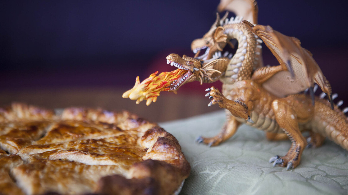 Going medieval in the kitchen: The recipe for this sweet pork pie came from the new, official Game of Thrones cookbook.