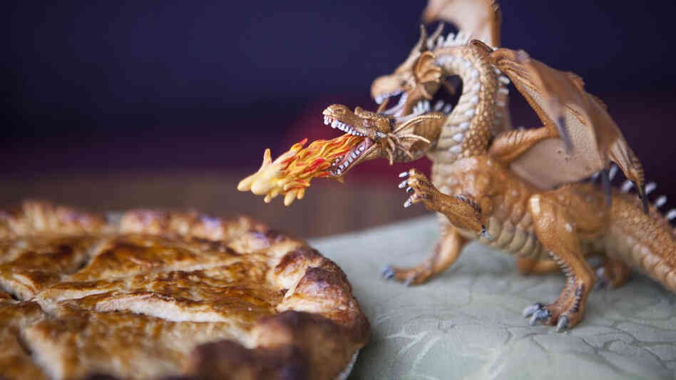 Going medieval in the kitchen: The recipe for this sweet pork pie came from the new, official Game of Thrones cookbook.