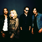 Metric's new album, its second on the band's own label, is titled Synthetica. Left to right: Joshua Winstead, Emily Haines, James Shaw, Joules Scott-Key.