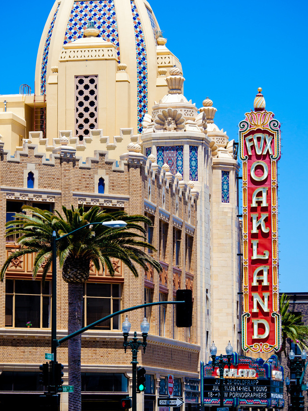 Oakland's Fox Theater first opened in 1928 as a movie palace.