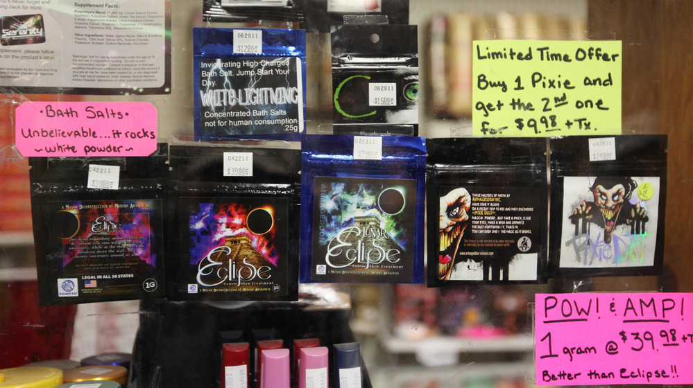 Use of synthetic "bath salts," compounds sold legally but used as a controlled substance, has been on the rise since 2010.
