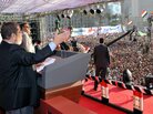 The Egyptian Presidency released this image of Mohammed Morsi giving a speech to tens of thousands of people in Cairo's Tahrir Square on Friday. Morsi was sworn in as Egypt's president on Saturday. The Egyptian Presidency released this image of Mohammed Morsi giving a speech to tens of thousands of people in Cairo's Tahrir Square on Friday. Morsi was sworn in as Egypt's president on Saturday.