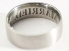 The "Anti-Cheating Ring" imprints "I'M MARRIED" around a would-be philanderer's finger. The "Anti-Cheating Ring" imprints "I'M MARRIED" around a would-be philanderer's finger.
