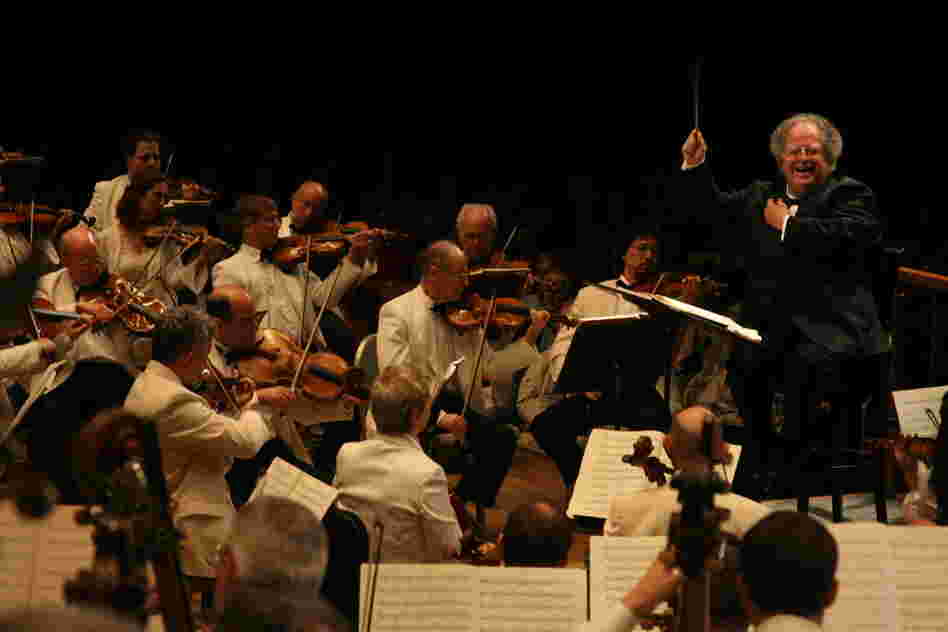 2008: James Levine conducts Berlioz' infrequently heard Les Troyens on Tanglewood's opening night.