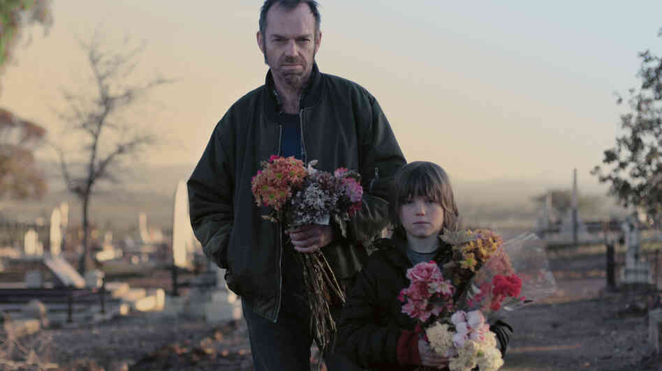 Hugo Weaving and Tom Russell as Kev and Chook in Last Ride. Chook's love of animals and lesser propensity for the outdoors clash with the life lessons Kev tries to teach him in the Australian wilderness. Hugo Weaving and Tom Russell as Kev and Chook in Last Ride. Chook's love of animals and lesser propensity for the outdoors clash with the life lessons Kev tries to teach him in the Australian wilderness.