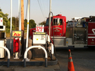 Members of the Williamsburg Volunteer Fire Department were unable to find fuel at a station in Crawley, W.Va. Elsewhere, people waited in line for hours for the chance to fill up. Members of the Williamsburg Volunteer Fire Department were unable to find fuel at a station in Crawley, W.Va. Elsewhere, people waited in line for hours for the chance to fill up.
