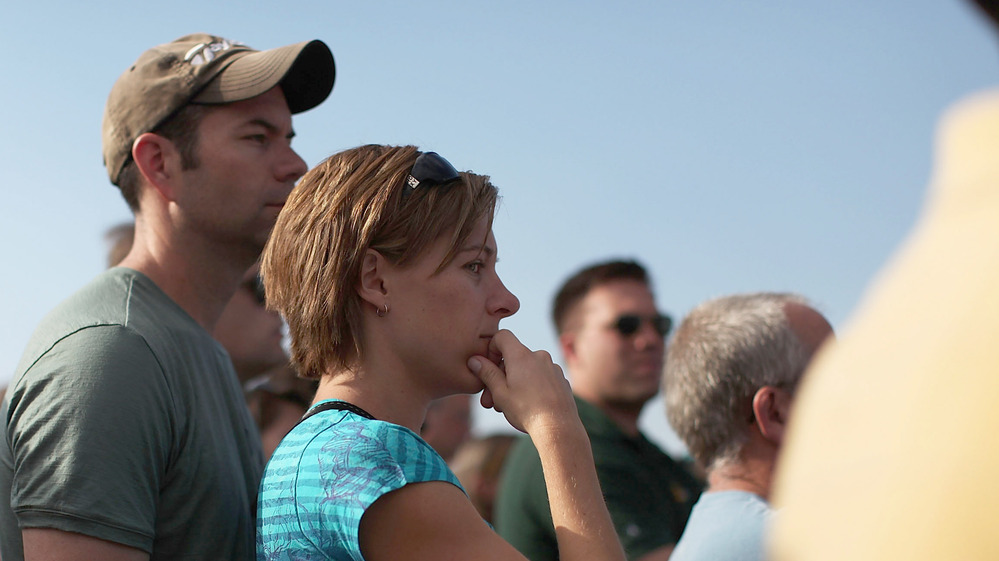 On Sunday in Colorado Springs, residents waited for word about whether their homes had survived the Waldo Canyon wildfire.