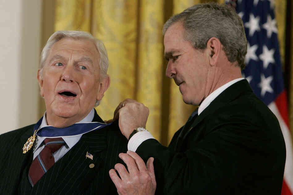 In 2005, President George W. Bush honored Griffith with the Presidential Medal of Freedom for "demonstrating the finest qualities of our country."