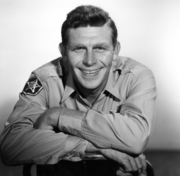 Andy Griffith in 1960, when he started playing Sheriff Andy Taylor on TV.