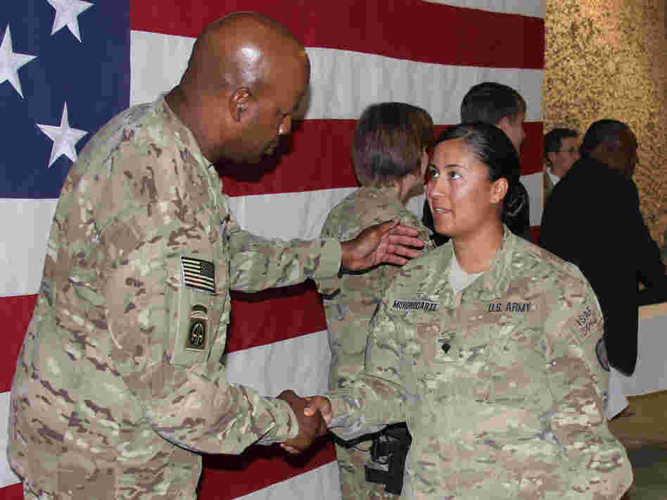 Army Spc. Griselda Murorodarte was born in Mexico and grew up in California.