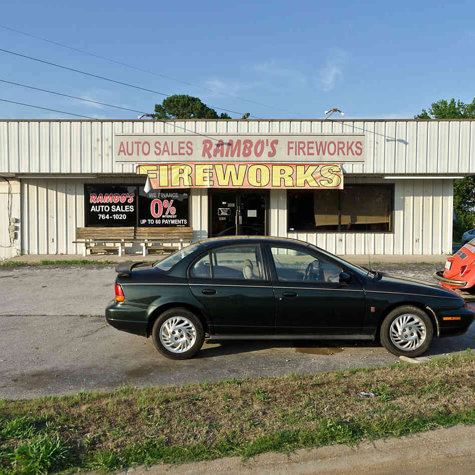 Rambo's Auto Sales and Fireworks. Florence, Ala.