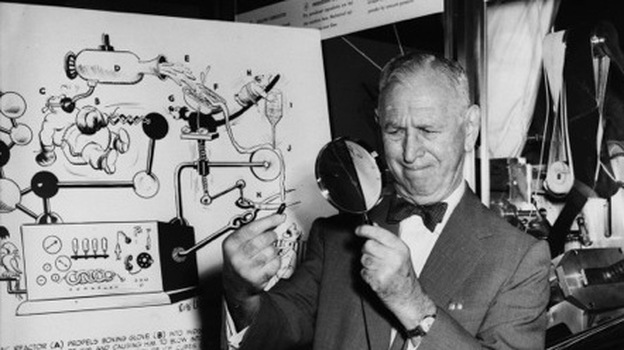 Goldberg gave up life as a sewer engineer to dream big. (Courtesy of rubegoldberg.com)