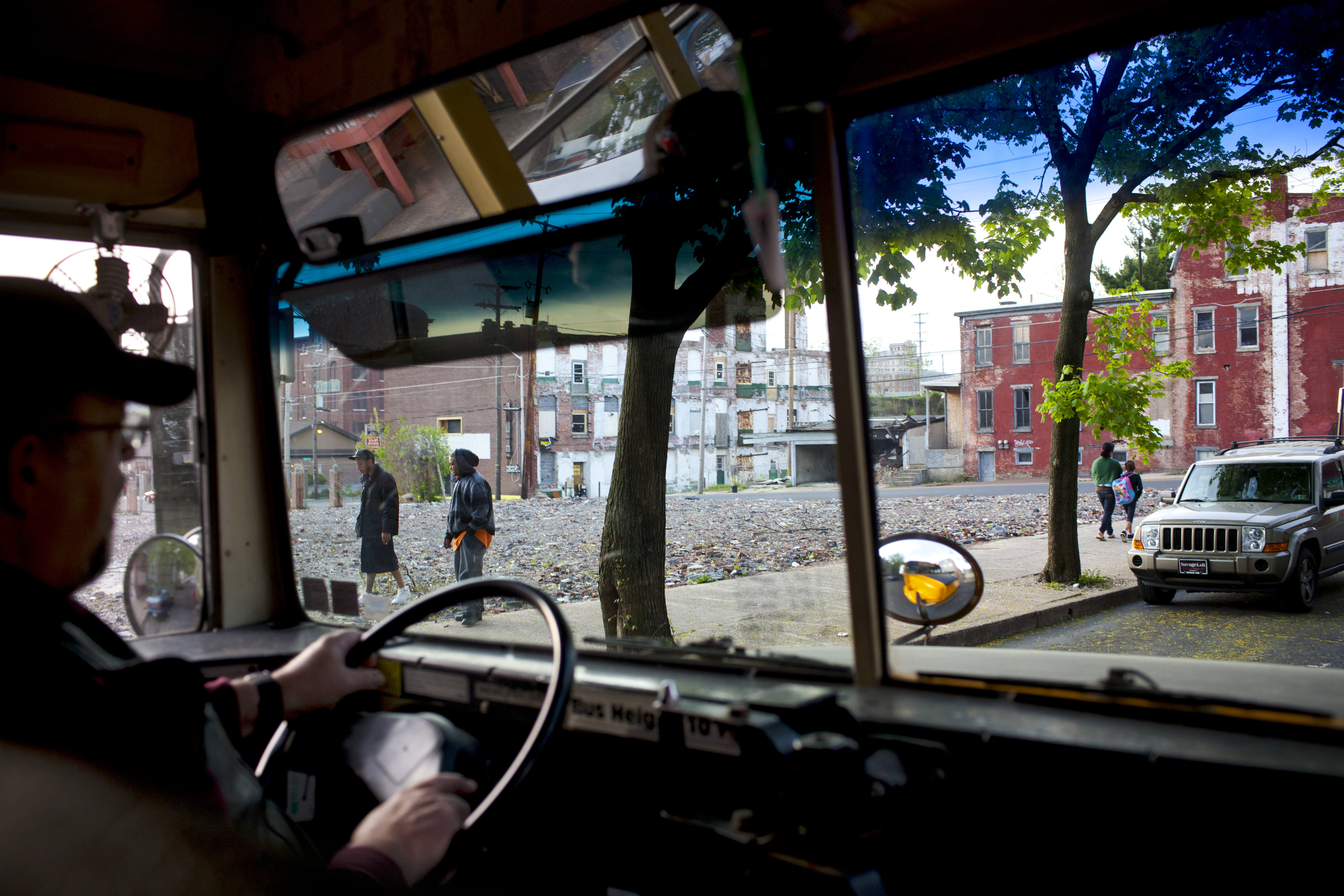 Once a thriving railroad hub and factory town in southeast Pennsylvania, Reading has a poverty rate of 41.3 percent and is labeled America's poorest city with a population of 65,000 or more. (Image credit: NPR)