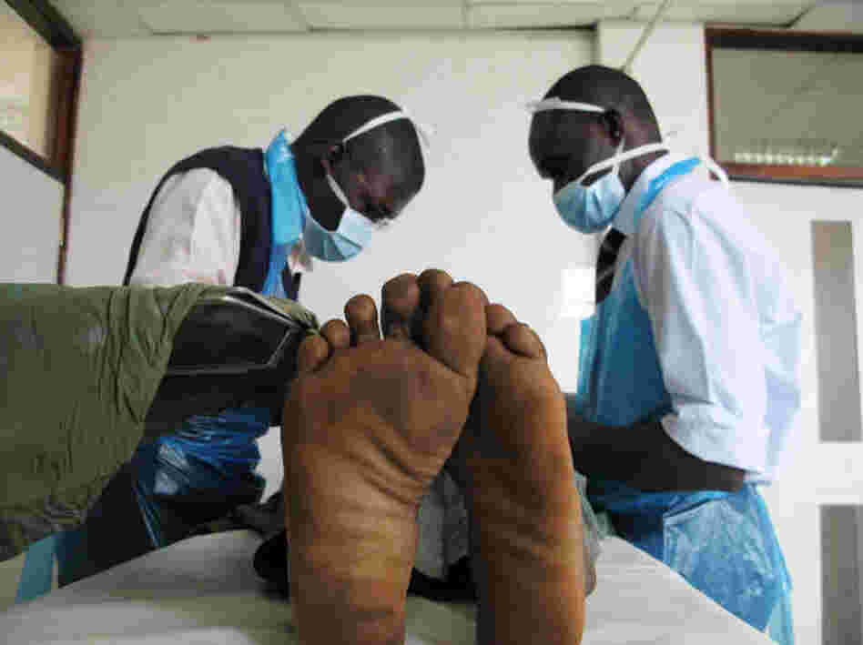 Joseph Ochieng, 18, gets circumcised at the Siaya General Hospital in western Kenya. Joseph Ochieng, 18, gets circumcised at the Siaya General Hospital in western Kenya.