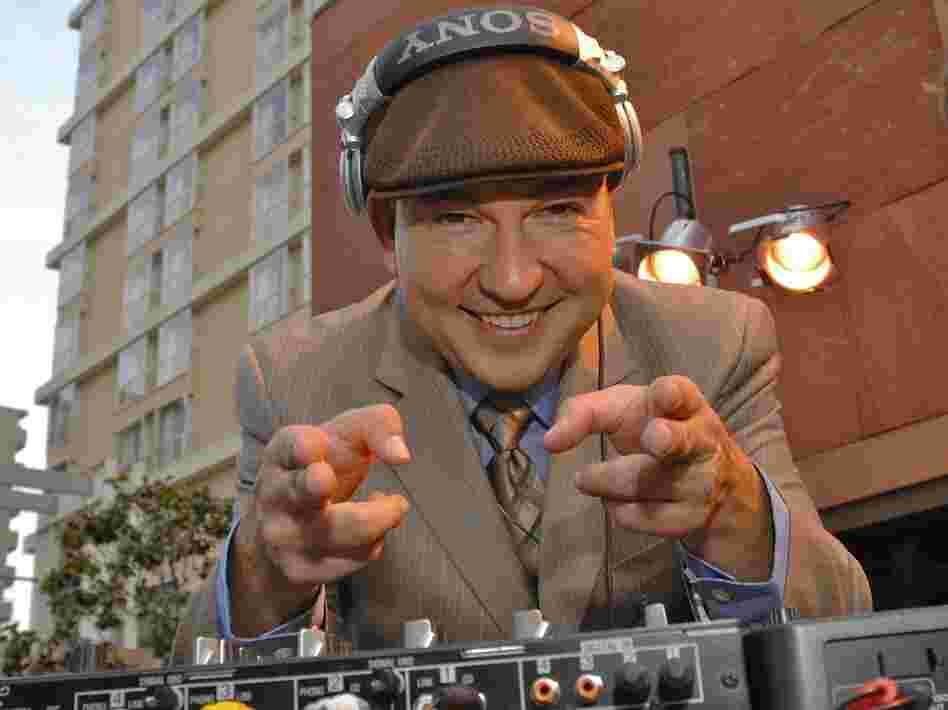 Raul Campos hosts a Latin Alternative show on KCRW in Santa Monica, Calif.