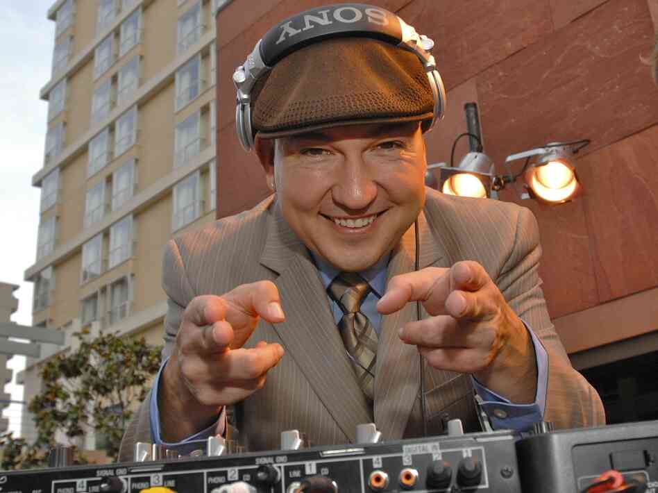 Raul Campos hosts a Latin Alternative show on KCRW in Santa Monica, Calif.