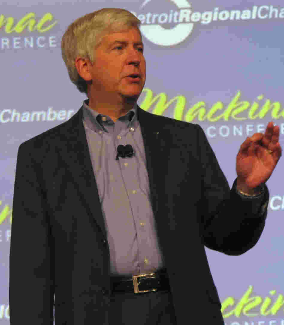 Michigan Gov. Rick Snyder vetoed voter ID legislation on Tuesday.