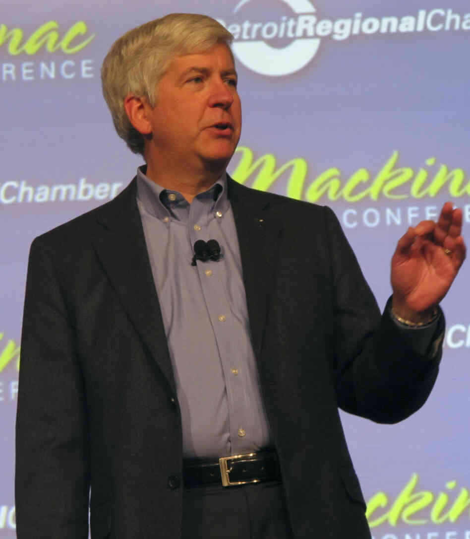 Michigan Gov. Rick Snyder vetoed voter ID legislation on Tuesday.