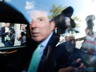 Former Barclays CEO Bob Diamond leaves Parliament amid a crowd of reporters in London on Wednesday. Diamond, who resigned Tuesday, was questioned about a growing interest-rate manipulation scandal. Former Barclays CEO Bob Diamond leaves Parliament amid a crowd of reporters in London on Wednesday. Diamond, who resigned Tuesday, was questioned about a growing interest-rate manipulation scandal.