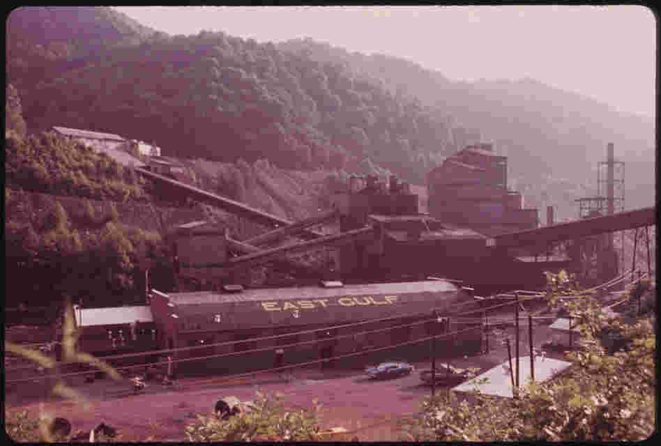 East Gulf, one of the largest mining companies in the area of Rhodell and Beckley, W.Va., in 1974.