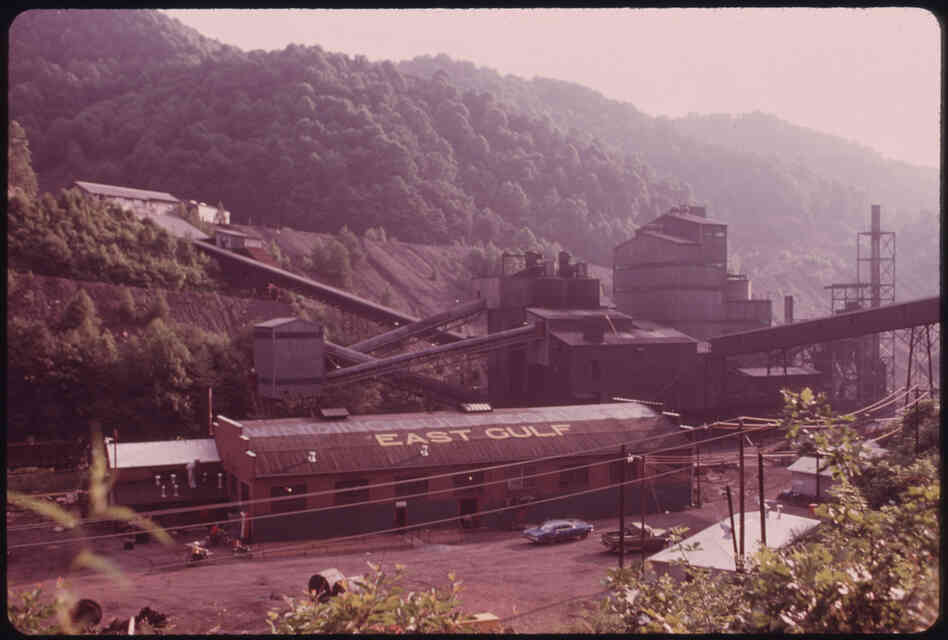 East Gulf, one of the largest mining companies in the area of Rhodell and Beckley, W.Va., in 1974.