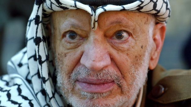 Palestinian leader Yasser Arafat in October 2004, a month before he died. (AP)