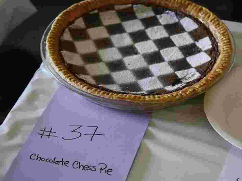A chocolate chess pie from the 2011 contest. A chocolate chess pie from the 2011 contest.