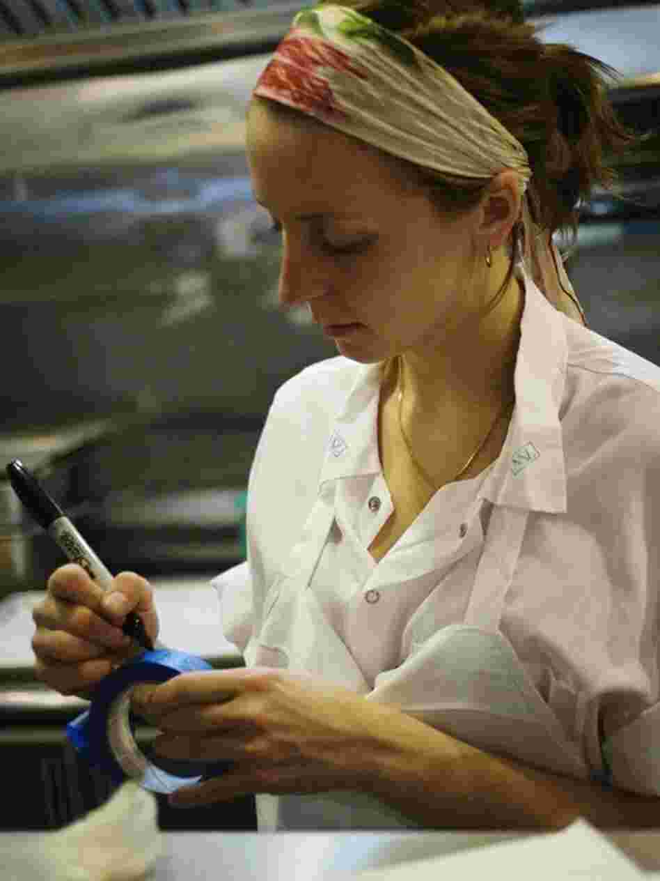 Momofuku Milk Bar chef Christina Tosi in her kitchen laboratory.