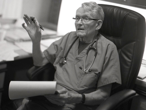 Donald Rasmussen, 84, is a pulmonologist in Beckley, W.Va. He figures he's tested 40,000 coal miners in the last 50 years.