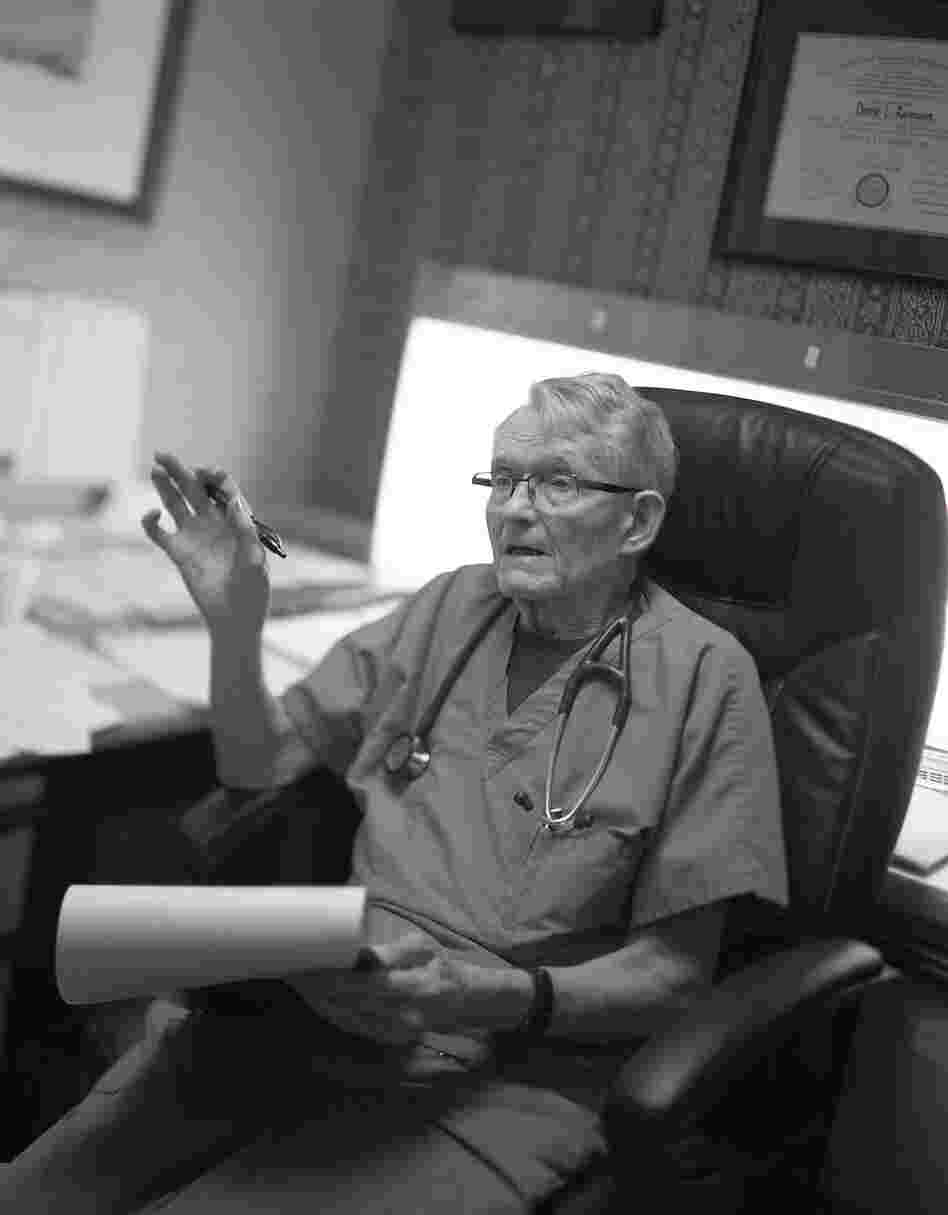 Donald Rasmussen, 84, is a pulmonologist in Beckley, W.Va. He figures he's tested 40,000 coal miners in the last 50 years.