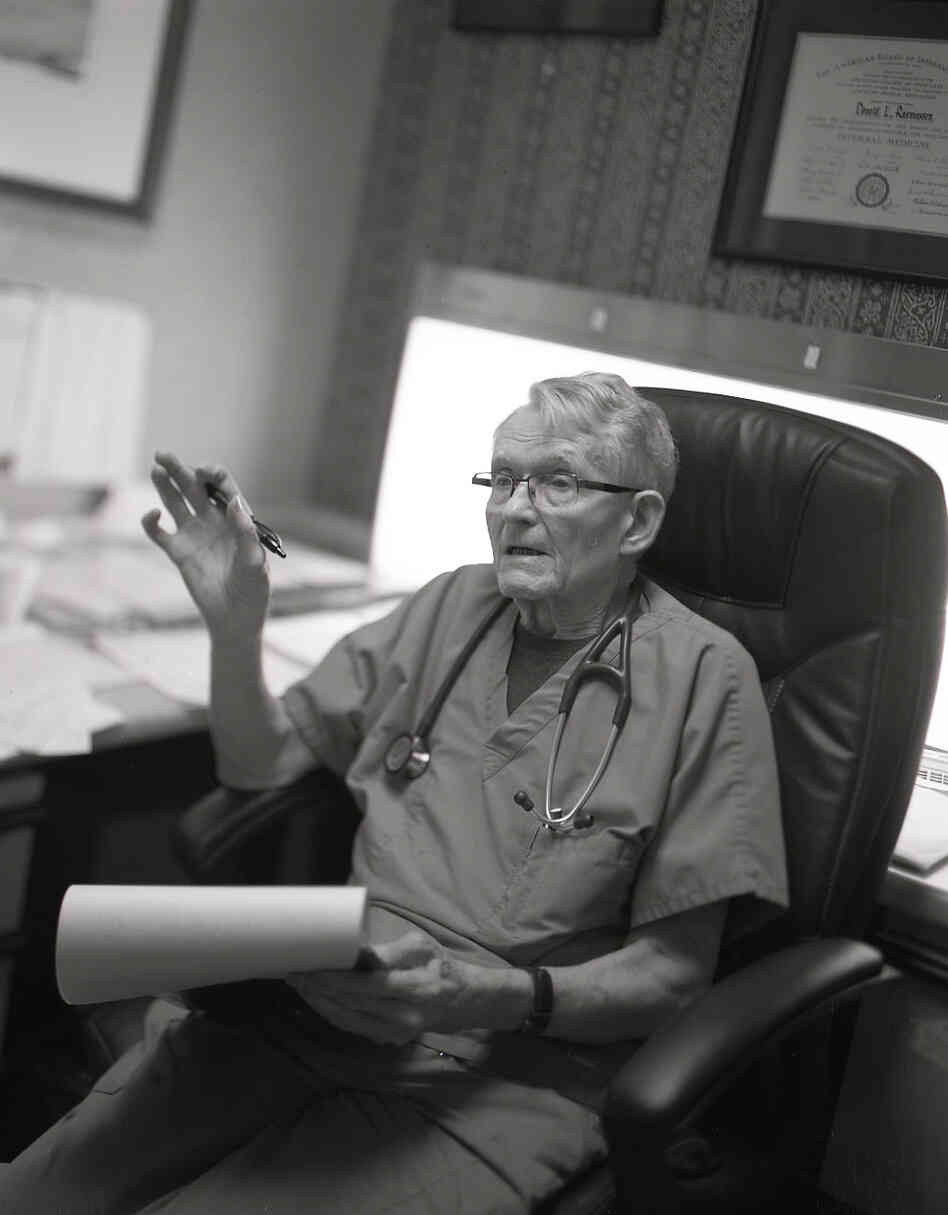 Donald Rasmussen, 84, is a pulmonologist in Beckley, W.Va. He figures he's tested 40,000 coal miners in the last 50 years.