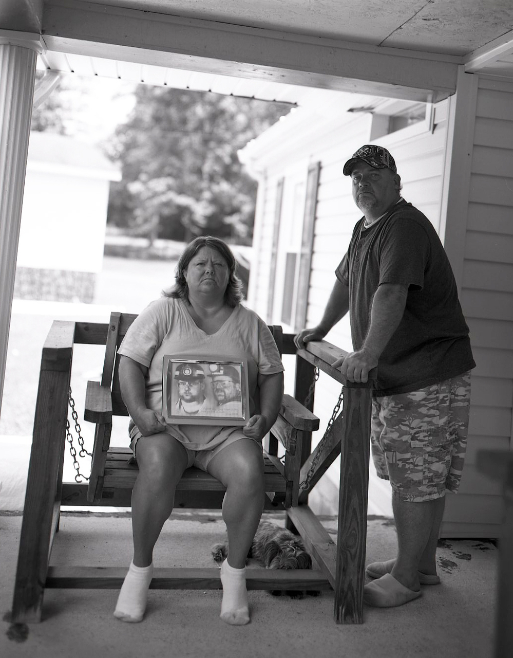 Patty and Gary Quarles lost their son, Gary Wayne Quarles, in the explosion at Upper Big Branch mine. Their son's post-mortem diagnosis indicated he had black lung, a puzzling finding since he was only 33.