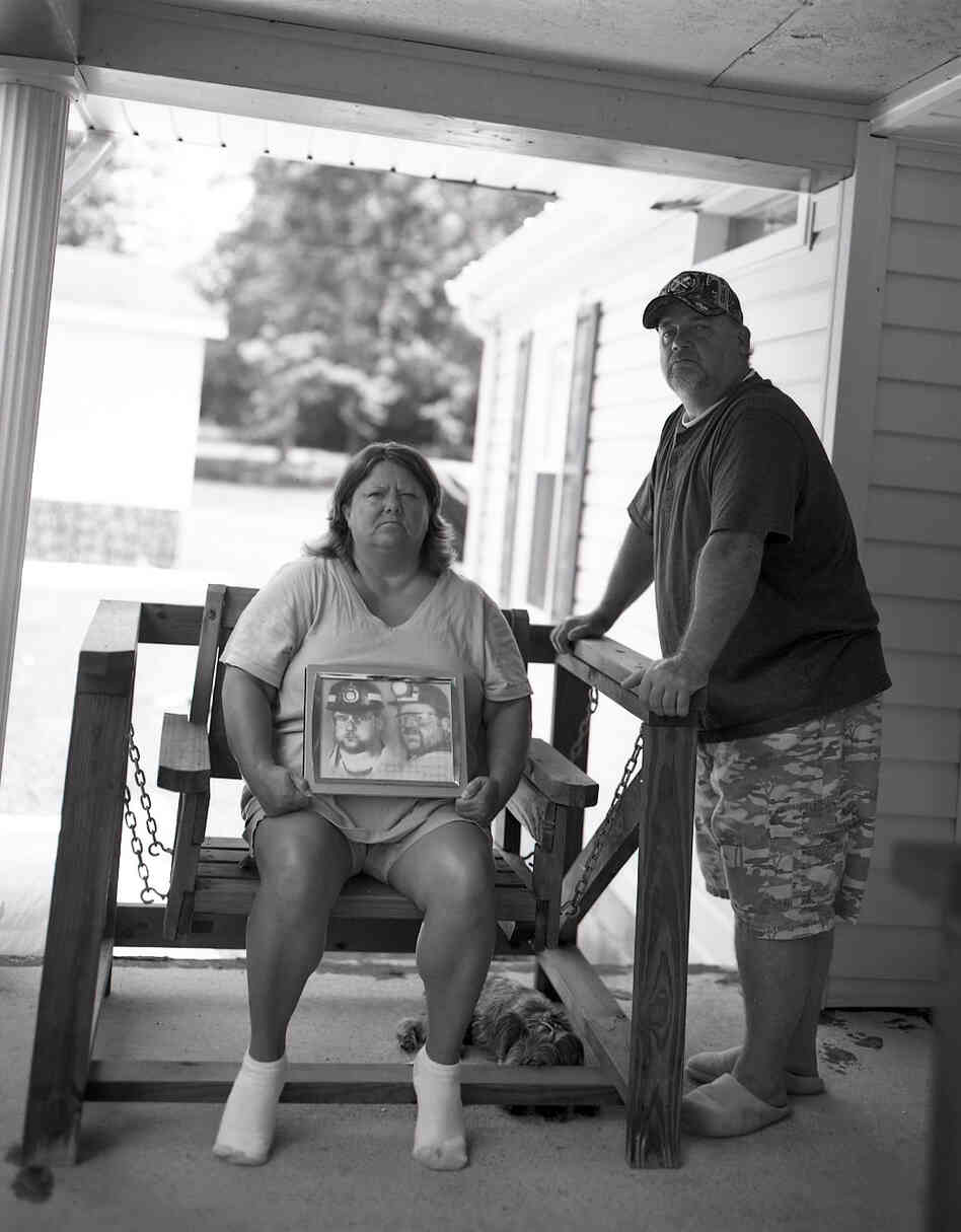 Patty and Gary Quarles lost their son, Gary Wayne Quarles, in the explosion at Upper Big Branch mine. Their son's post-mortem diagnosis indicated he had black lung, a puzzling finding since he was only 33.