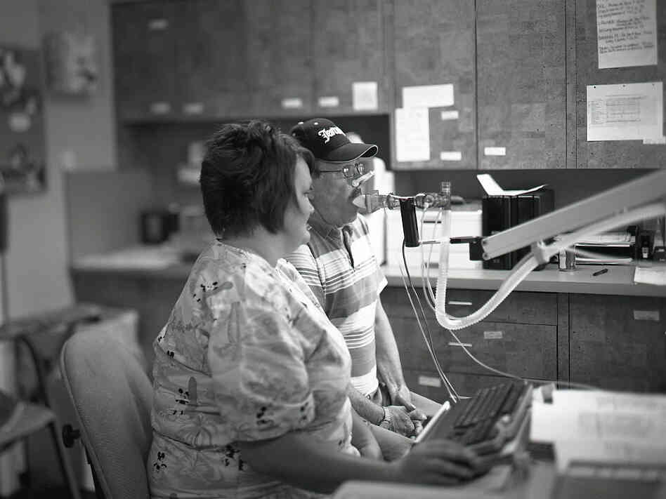Coal miners are tested for black lung. Recently, the deadly disease has been discovered in younger miners and at more advanced stages.